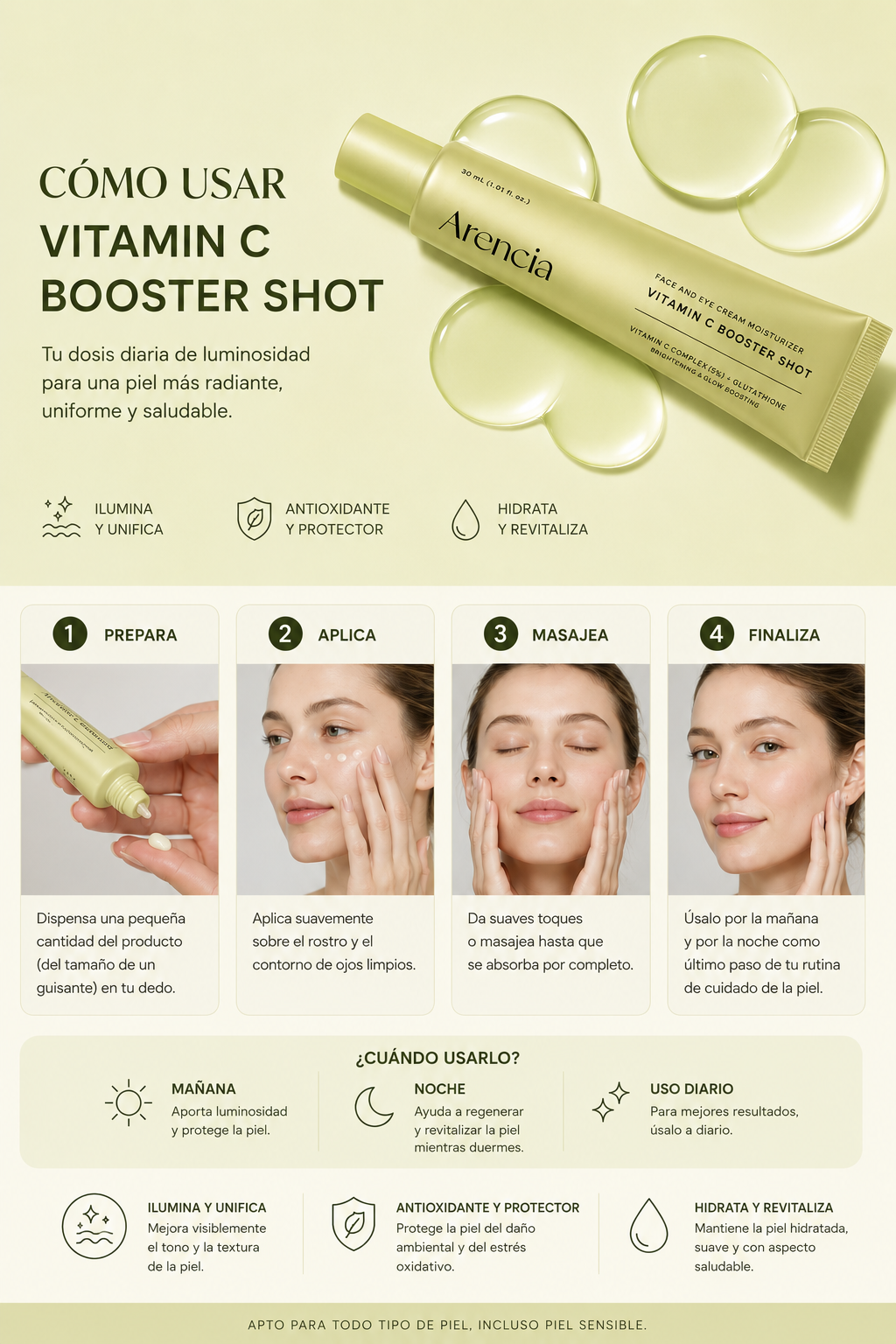 La razón por la que tu skincare no se siente completo: falta vitamina C + glow ✨