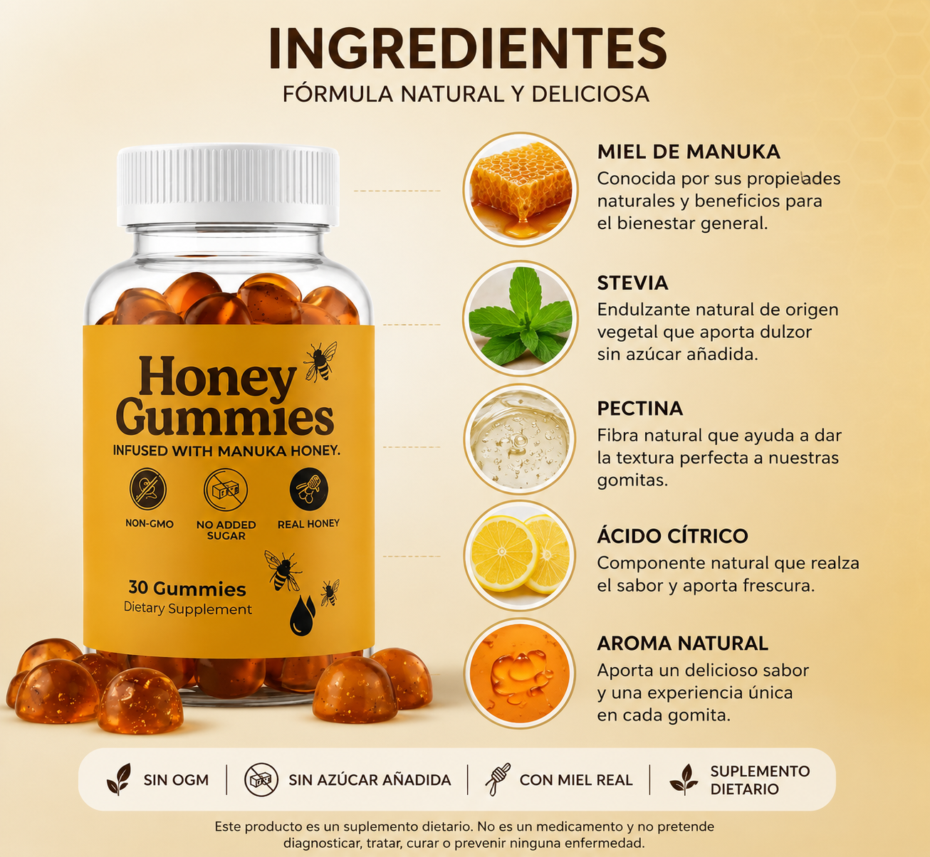 Honey Gummies 🍯 | Gomitas de Miel de Manuka
