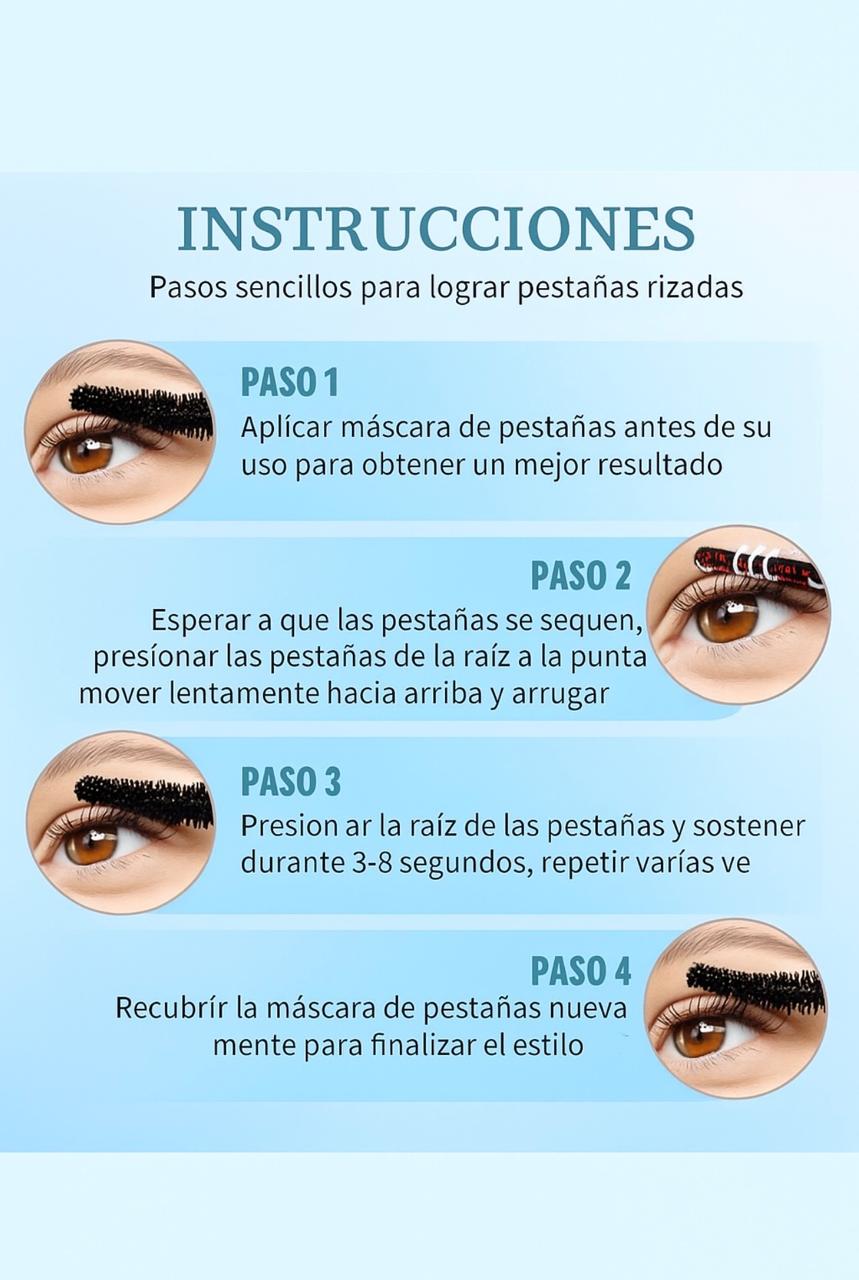 Rizador de pestañas eléctrico + Serum Fortalecedor