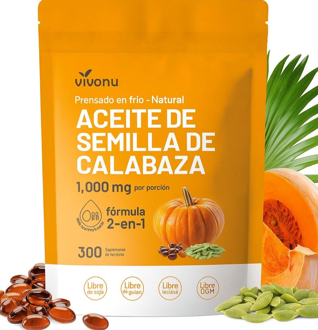 Cápsulas de Aceite de Calabaza